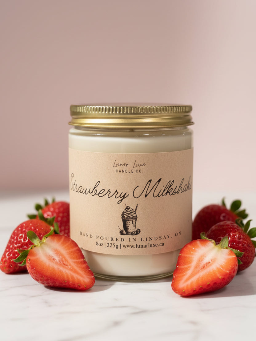 Strawberry Milkshake Candle