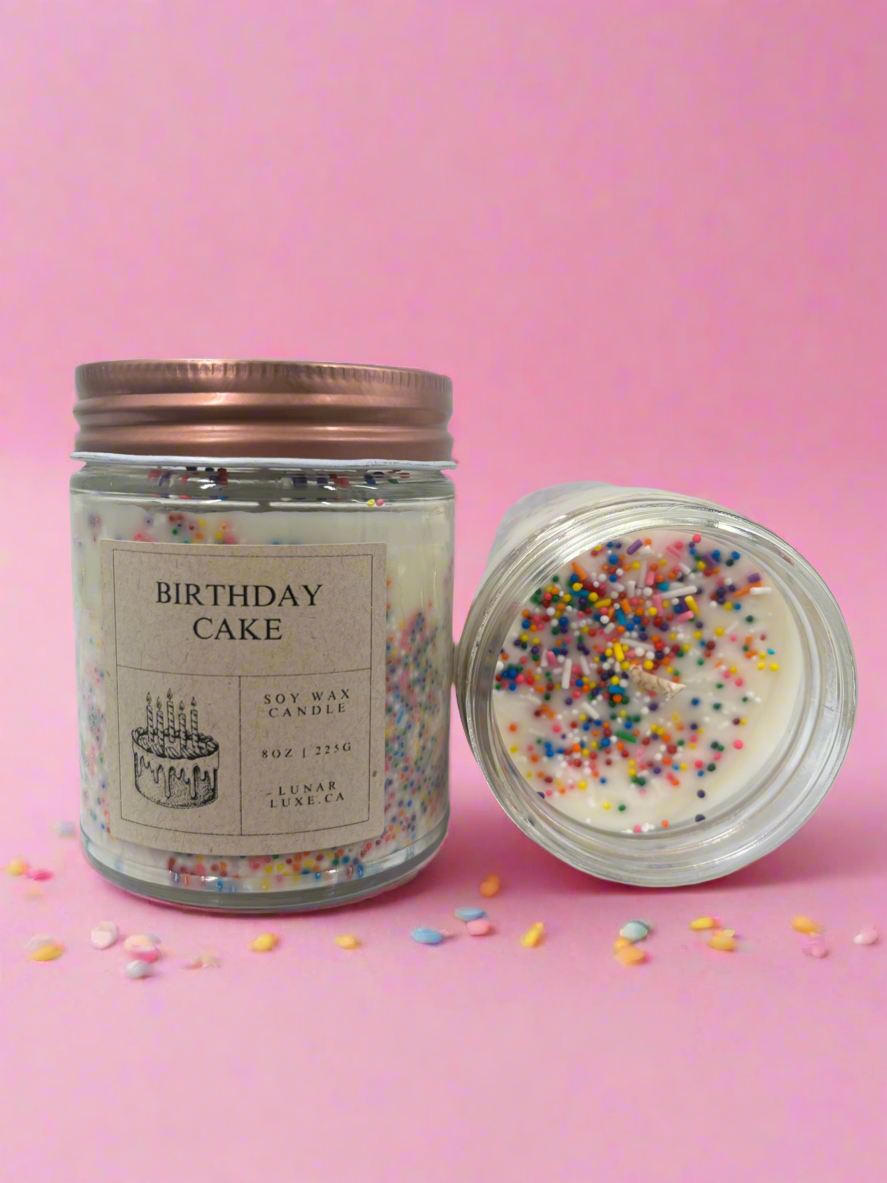 Birthday Cake Deluxe Candle