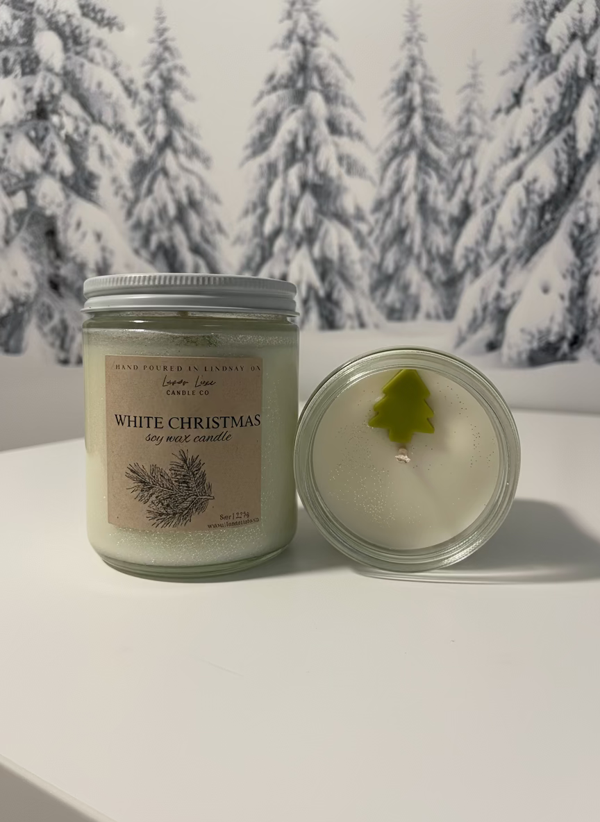 White Christmas Deluxe Candle