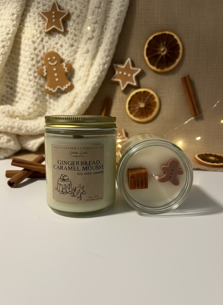 Gingerbread Caramel Mousse Deluxe Candle