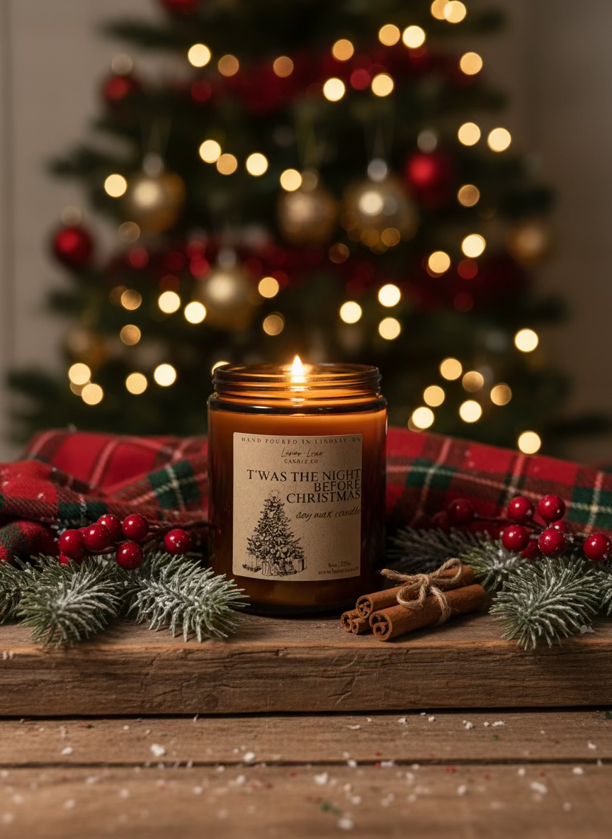 T'Was The Night Before Christmas Candle