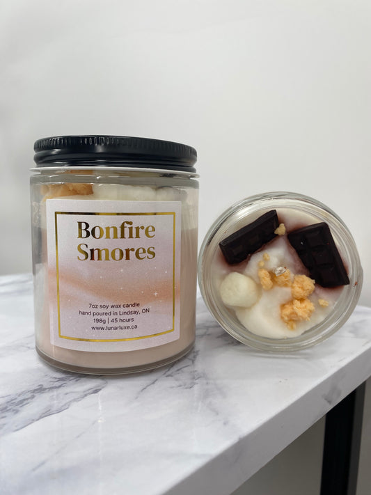 Bonfire Smores Deluxe Candle