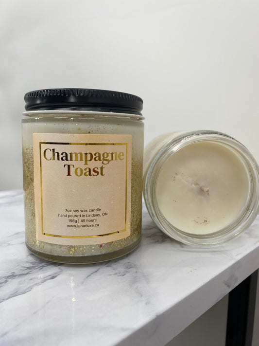 Champagne Toast Deluxe Candle