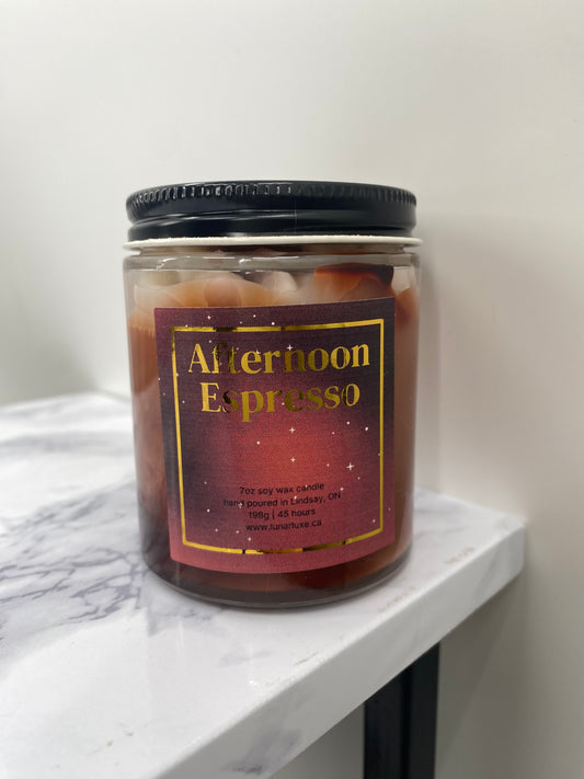 Afternoon Espresso Deluxe Candle
