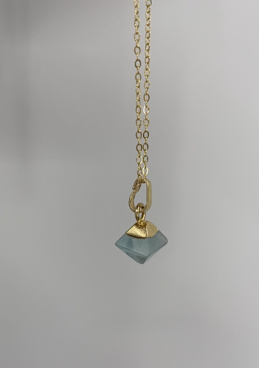 Fluorite Diamond Necklace