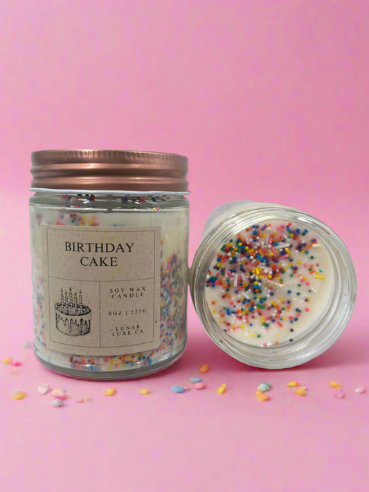 Birthday Cake Deluxe Candle