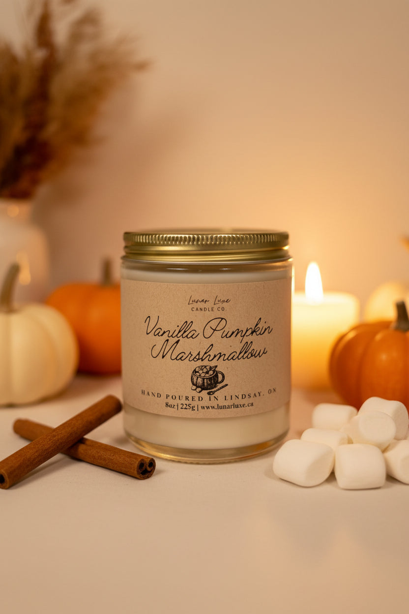 Vanilla Pumpkin Marshmallow Candle