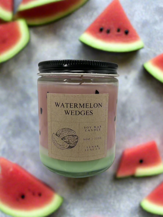 Watermelon Wedges Deluxe Candle