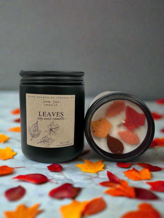 Leaves Deluxe Candle