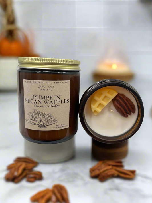 Pumpkin Pecan Waffles Deluxe Candle