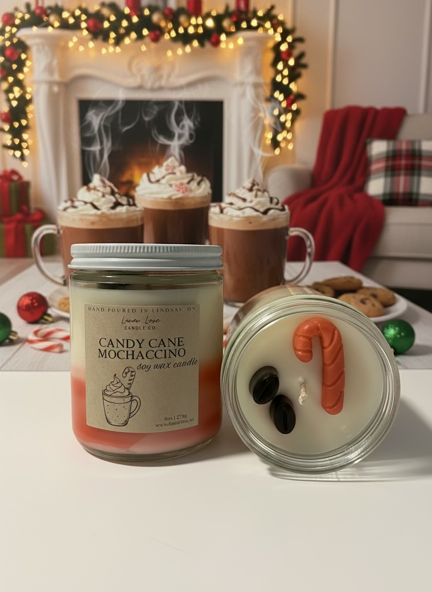 Candy Cane Mochaccino Deluxe Candle