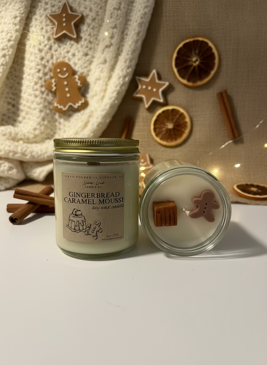 Gingerbread Caramel Mousse Deluxe Candle