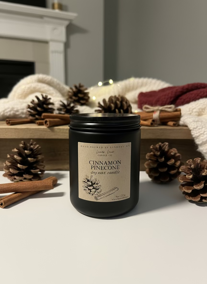 Cinnamon Pinecone Candle