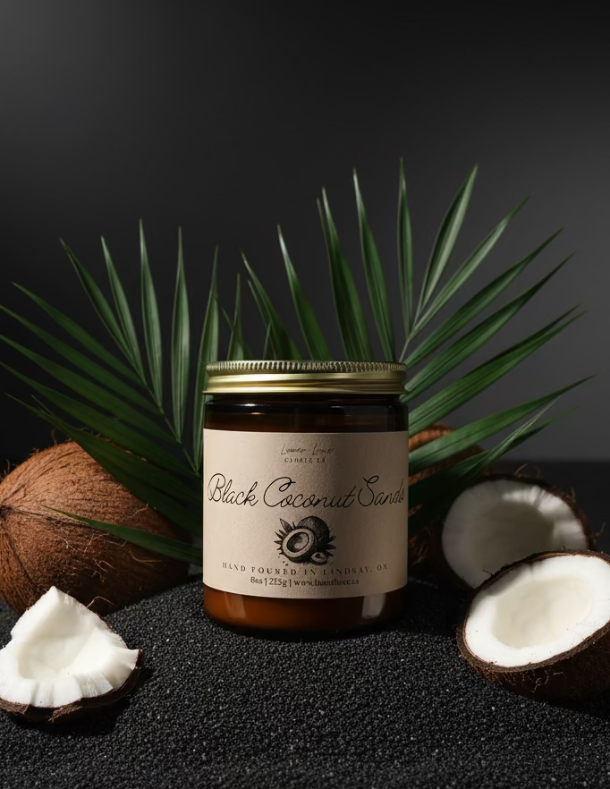 Black Coconut Sands Candle - Classic