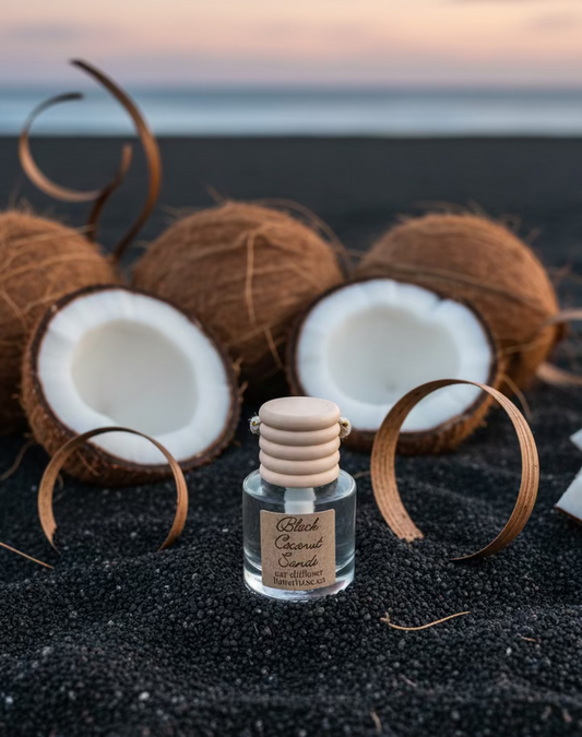 Black Coconut Sands Car Diffuser